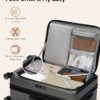 Luggage Sets 2 Piece, 20 Inch Carry On Luggage with USB Port and 28 Inch Checked Luggage with Front Opening, Expandable Suitcase TSA Approve Black 5